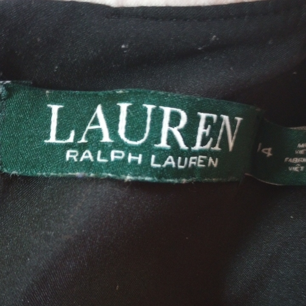 Lauren Ralph Lauren Black Swiss Dot Dress - Picture 6 of 15